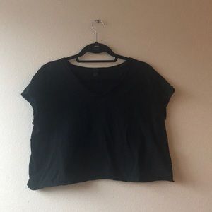 Wild Fable black crop t-shirt